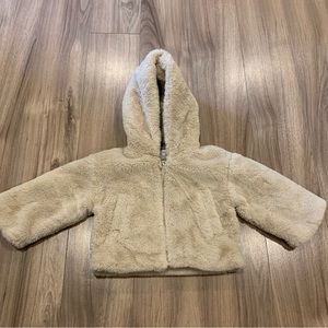 Primark Teddy Hooded Jacket Tan